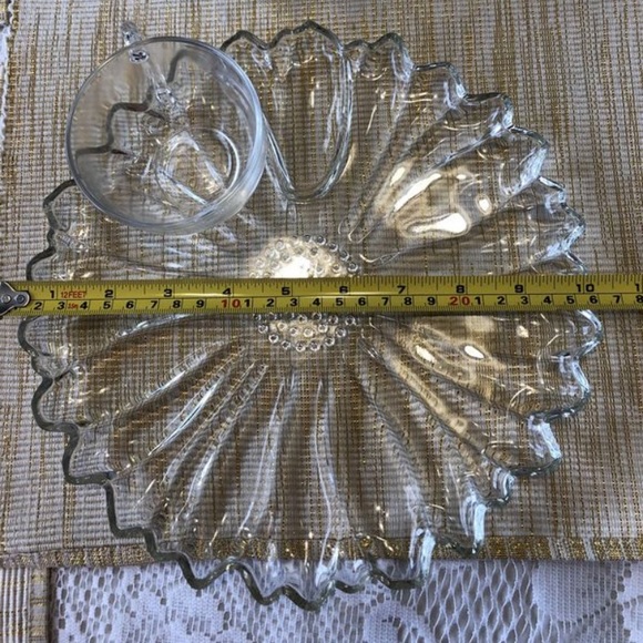 Anchor Hocking Dining Vintage Anchor Hocking Glass Snack Plates